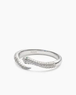 Ring "Schlange" mit Zirkonia