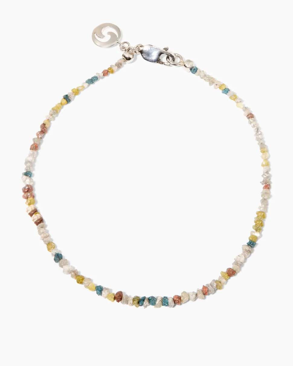 Rohdiamant-Armband mind. 5,00 ct