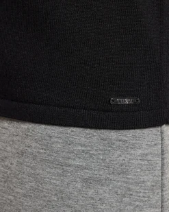 Rollkragenpullover kurzarm