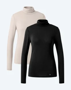 Rollkragenshirt im Doppelpack