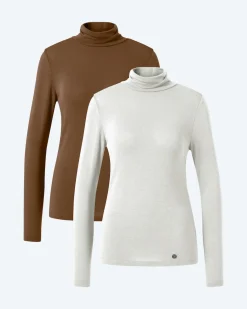 Rollkragenshirt im Doppelpack