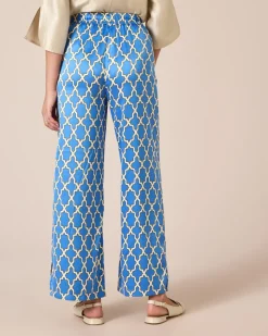 Satinhose mit Print
