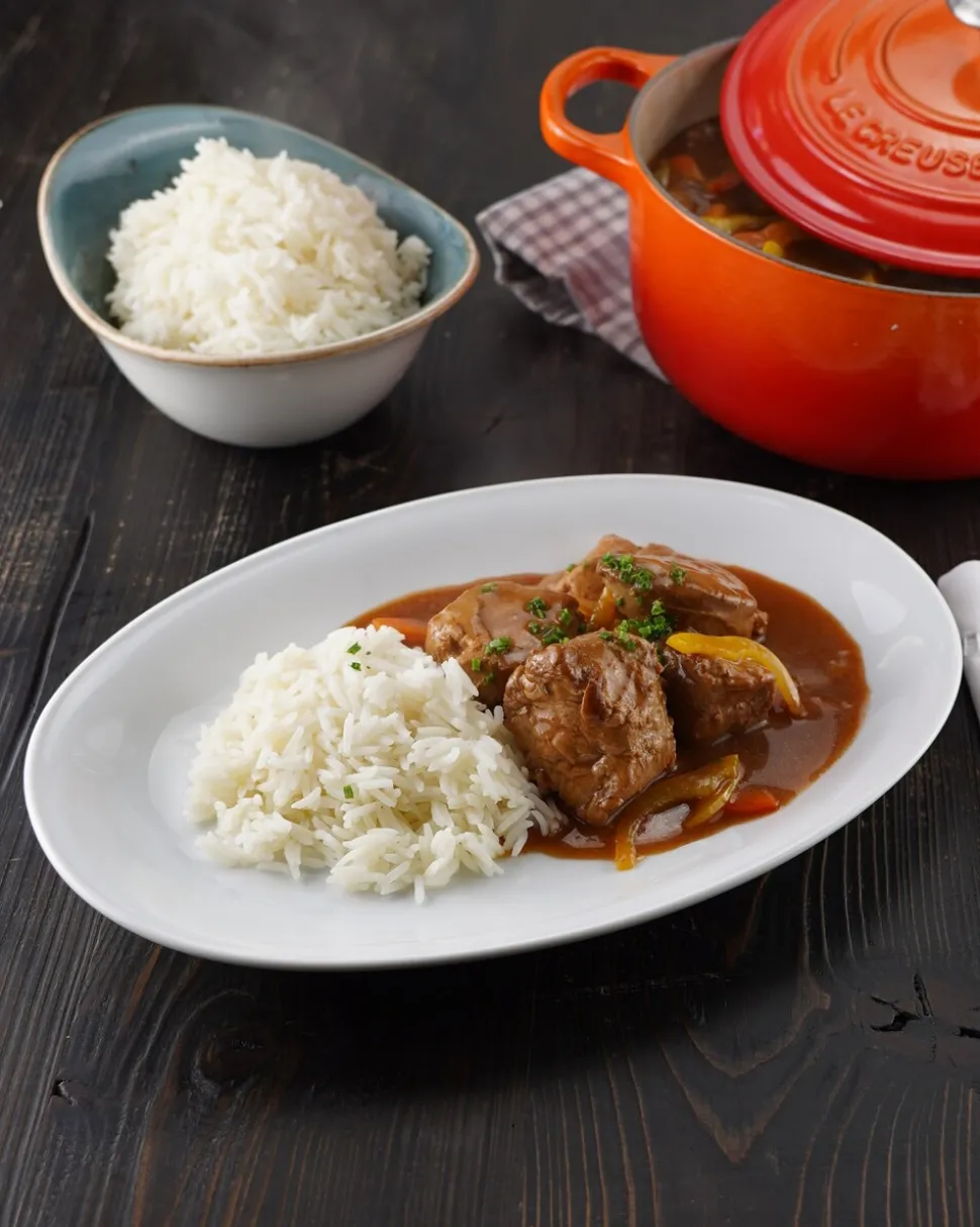 Schaschlik in Soße
