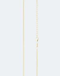 Schlangenkette mit Brillant, 0,02 ct