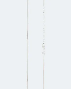Schlangenkette mit Brillant, 0,02 ct