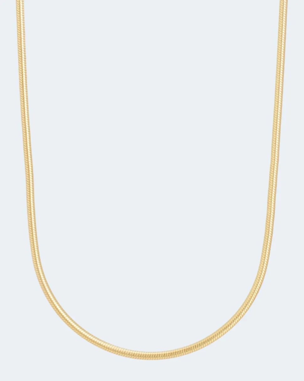 Schlangenkette mit Brillant 0,02 ct
