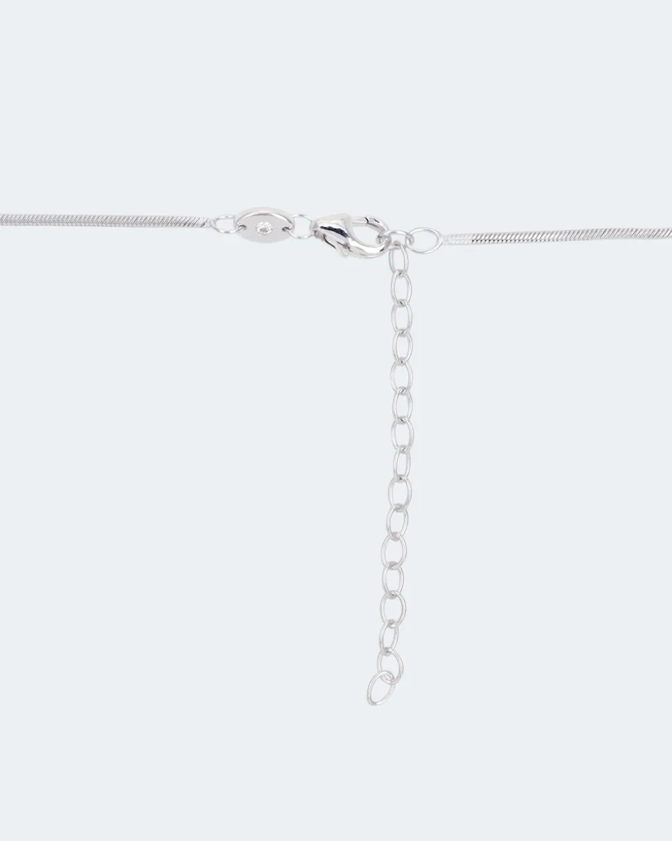 Schlangenkette mit Brillant 0,02 ct