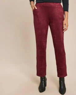 Schlupfhose aus Veloursimitat