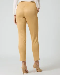 Schlupfhose aus Velourslederimitat