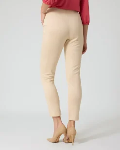 Schlupfhose aus Velourslederimitat