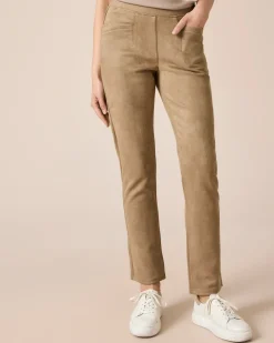 Schlupfhose aus Velours-Optik
