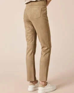 Schlupfhose aus Velours-Optik