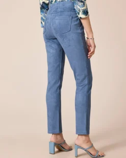 Schlupfhose aus Velours-Optik