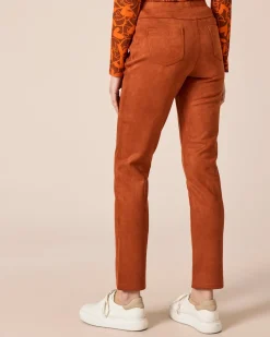 Schlupfhose aus Velours-Optik