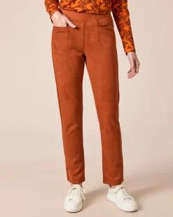 Schlupfhose aus Velours-Optik