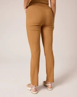 Schlupfhose im Jacquard-Bengalin
