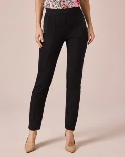 Schlupfhose im Material-Mix