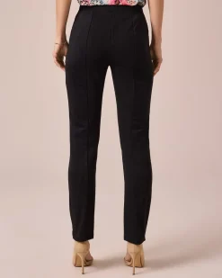 Schlupfhose im Material-Mix