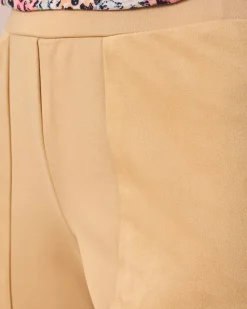 Schlupfhose im Material-Mix