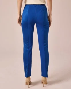 Schlupfhose im Material-Mix
