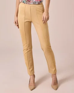 Schlupfhose im Material-Mix