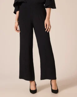 Schlupfhose mit Struktur