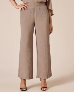 Schlupfhose mit Struktur