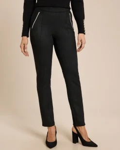 Schlupfhose Velourlederimitat