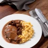Schweinefilet in Pfifferlingsoße