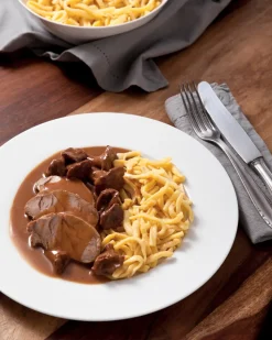 Schweinefilet in Pfifferlingsoße