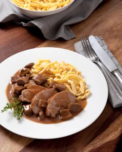 Schweinefilet in Steinpilzsoße