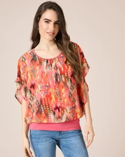 Shirt aus Chiffon