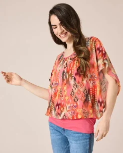 Shirt aus Chiffon