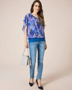 Shirt aus Chiffon