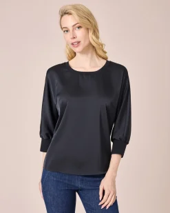 Shirt aus Satin