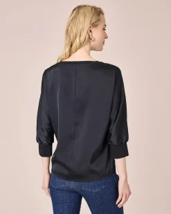 Shirt aus Satin