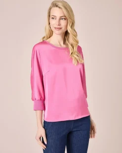 Shirt aus Satin