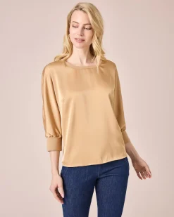 Shirt aus Satin