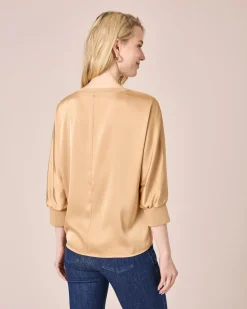 Shirt aus Satin