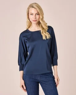 Shirt aus Satin