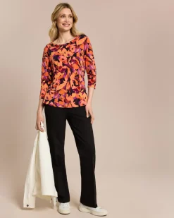 Shirt Blumen-Druck
