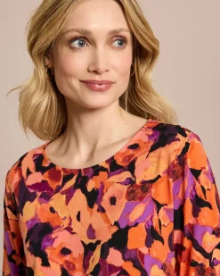 Shirt Blumen-Druck