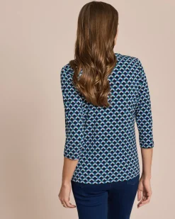 Shirt-Bluse mit Knopfleiste