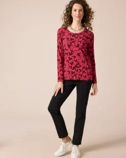 Shirt Druck Heart Rundhals