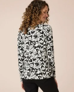 Shirt Druck Heart Rundhals