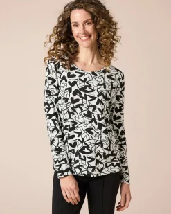 Shirt Druck Heart Rundhals