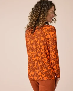 Shirt Druck Heart Rundhals