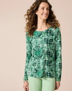 Shirt Hahnentritt, Rundhals