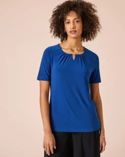 Shirt im Blätter- oder Uni-Design