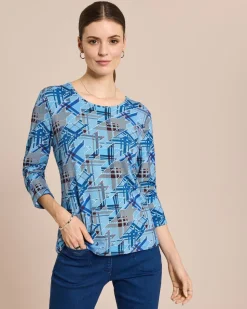 Shirt im Karo Druck